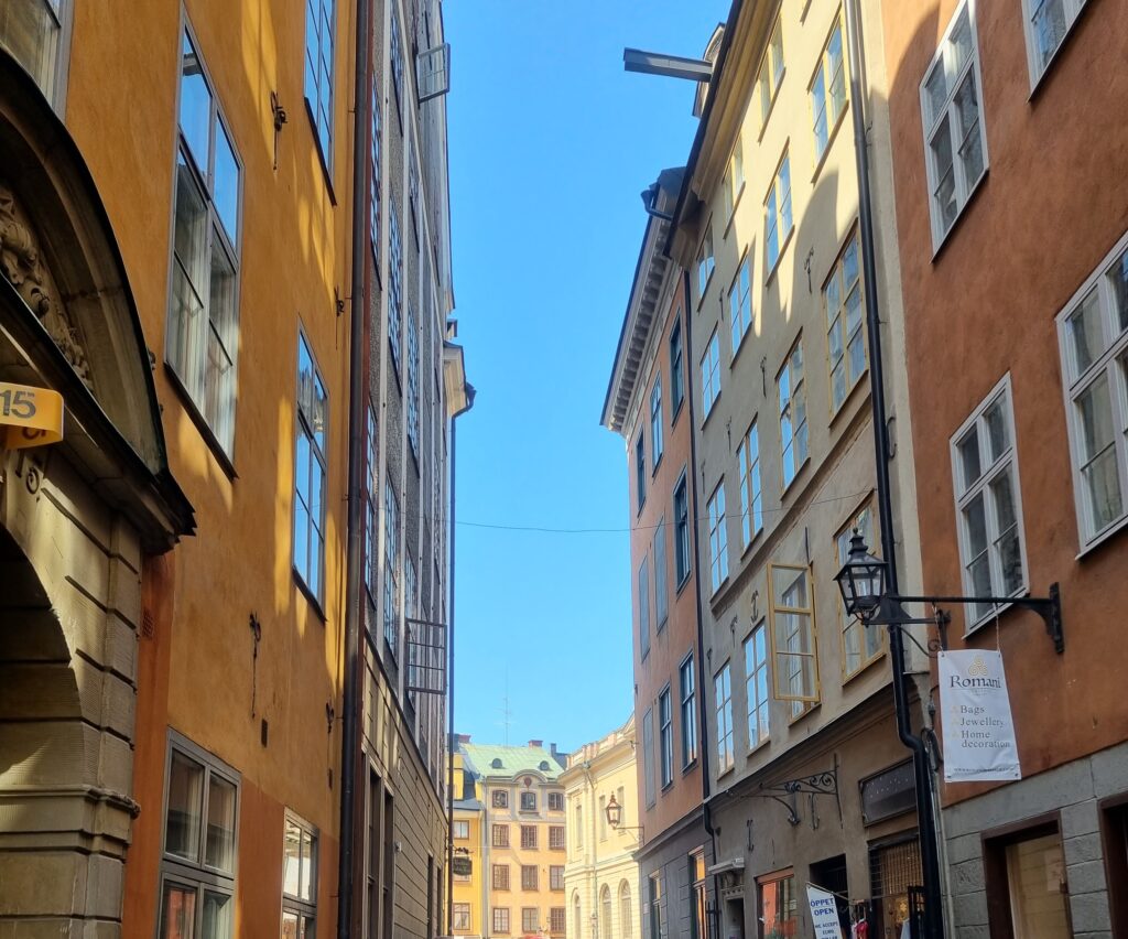 スウェーデンの街並みの写真